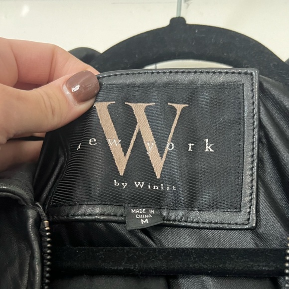 90s y2k buttery black genuine leather jacket - Picture 7 of 11